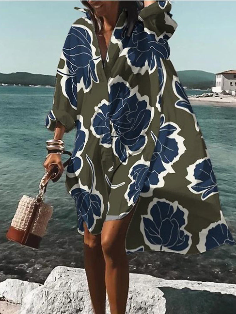 Wren | Women's Summer Midi Shirt Dress