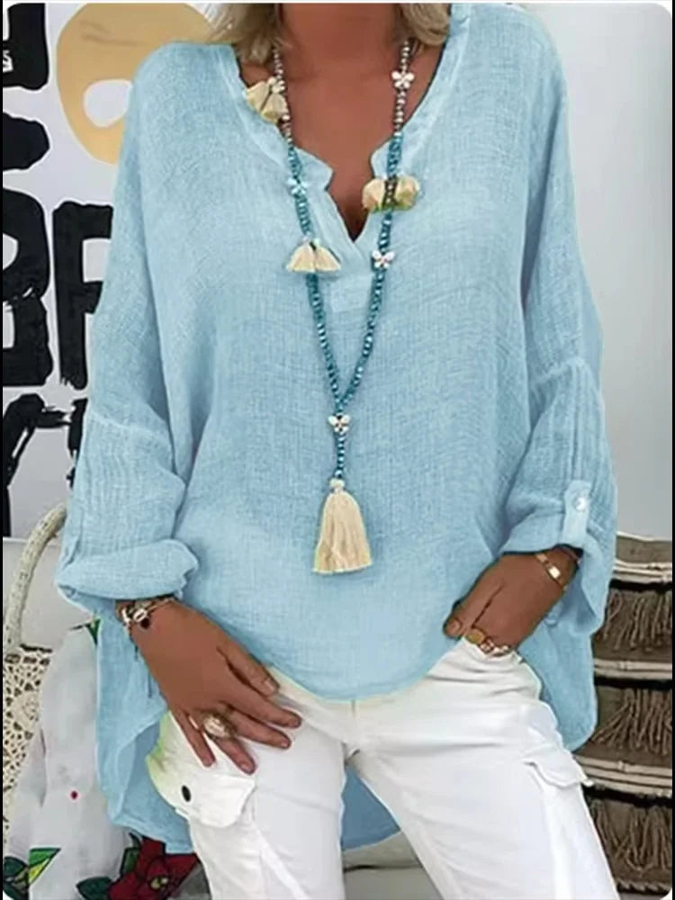 Marian | Women's Lightweight Oversized Blouse – Casual