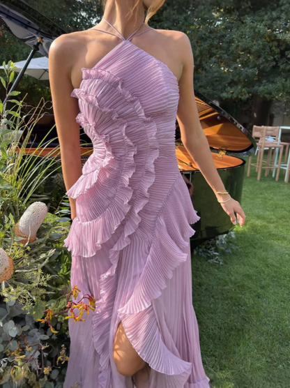 Kathleen | Women's Elegant Halter Dress – Elegant