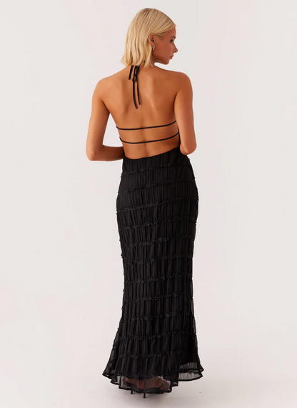 Charmaine | Women's Elegant Halter Maxi Dress – Maxi, Elegant