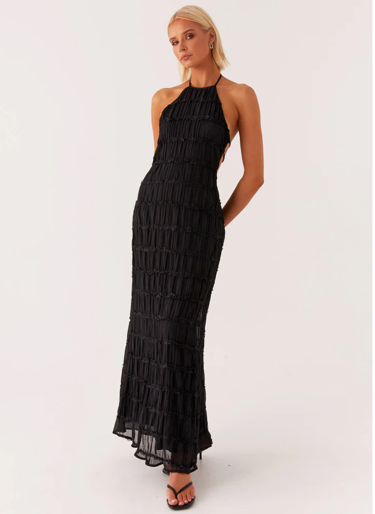 Charmaine | Women's Elegant Halter Maxi Dress – Maxi, Elegant