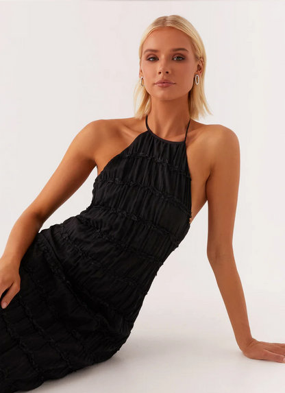 Charmaine | Women's Elegant Halter Maxi Dress – Maxi, Elegant