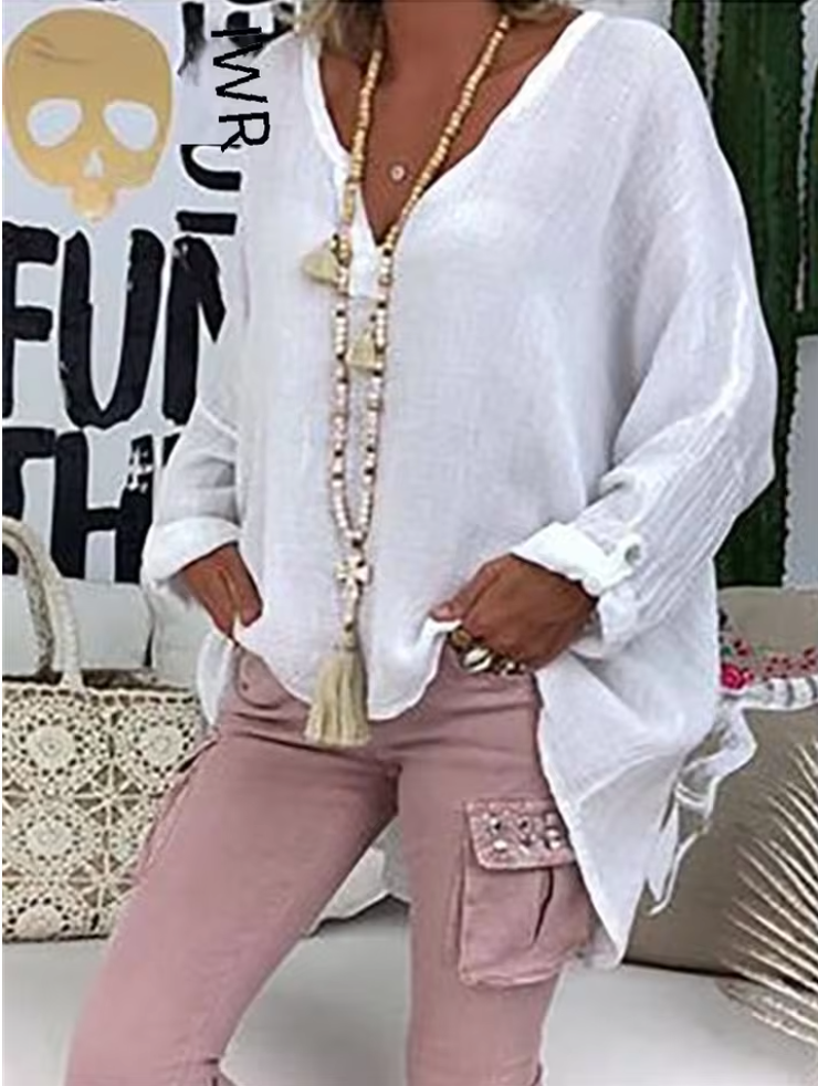 Marian | Women's Lightweight Oversized Blouse – Casual