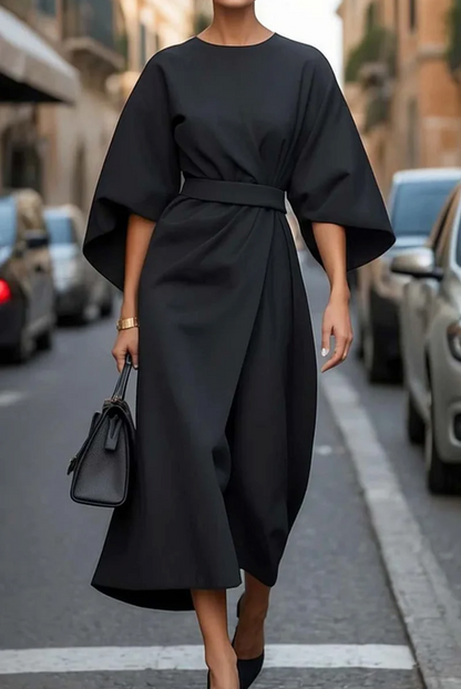 Juno | Women's Elegant Dress with Lantern Sleeves – Elegant