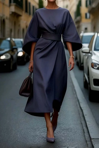 Juno | Women's Elegant Dress with Lantern Sleeves – Elegant