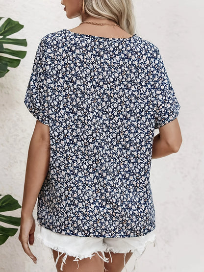 Brenda | Women's Chic Floral Print Blouse – Casual