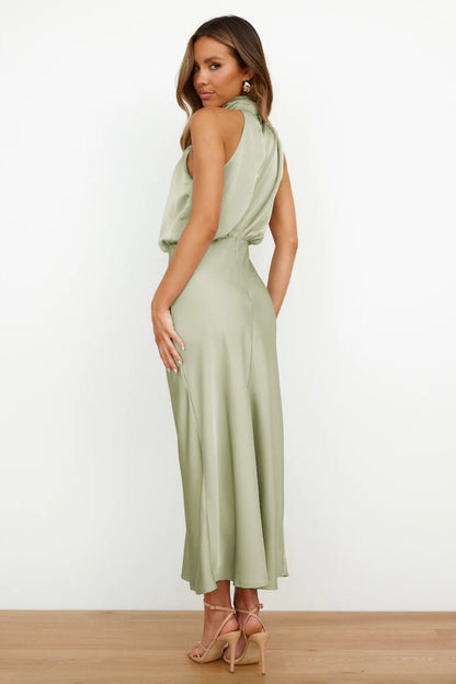 Amanda | Women's Elegant Halter Evening Dress – Elegant