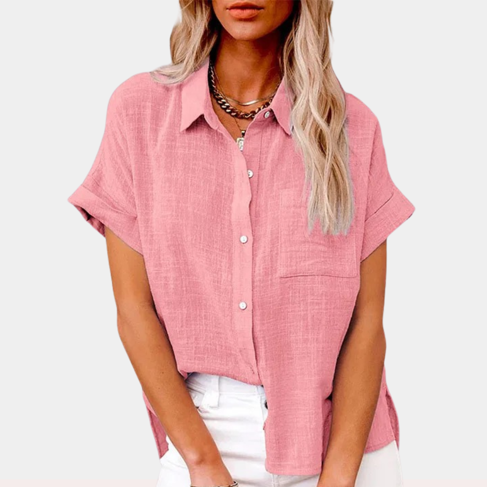 Judith | Women's Lightweight Shirt with Front Pocket – Classic