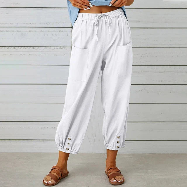 Brisa | Women's High Waist Relaxed Pants – Comfortable Fit