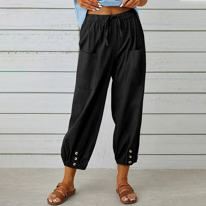 Brisa | Women's High Waist Relaxed Pants – Comfortable Fit