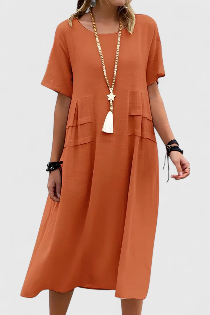 Luna | Women's Elegant Midi Dress – Midi, Elegant