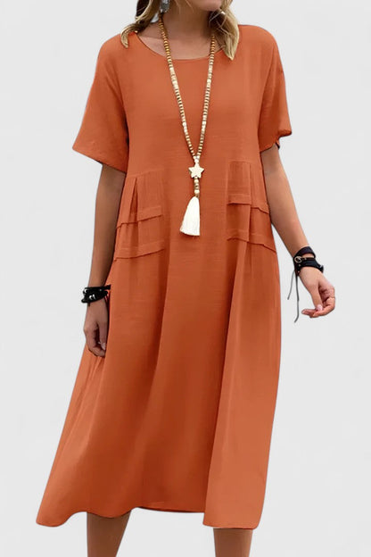 Luna | Women's Elegant Midi Dress – Midi, Elegant