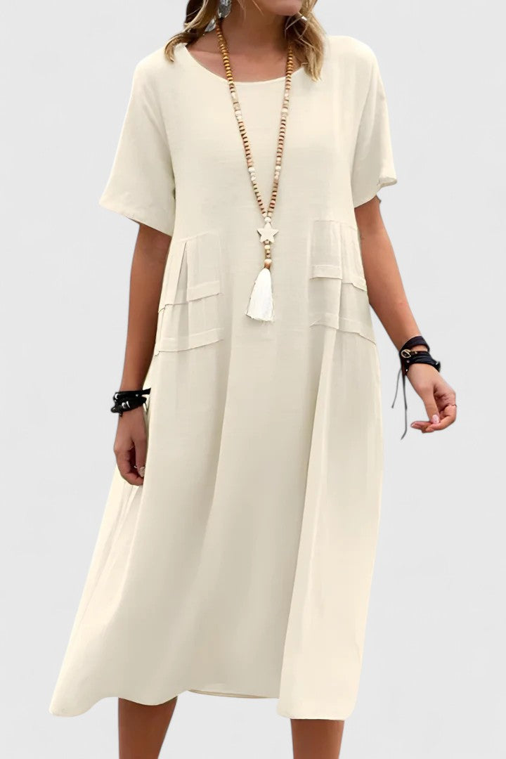 Luna | Women's Elegant Midi Dress – Midi, Elegant