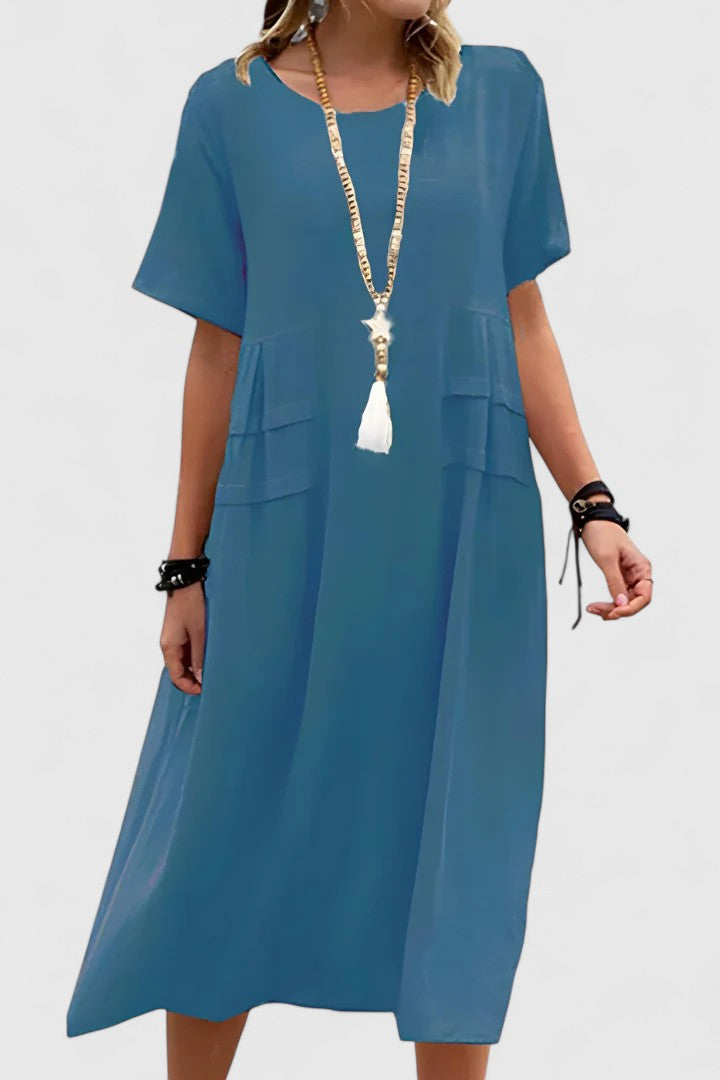 Luna | Women's Elegant Midi Dress – Midi, Elegant