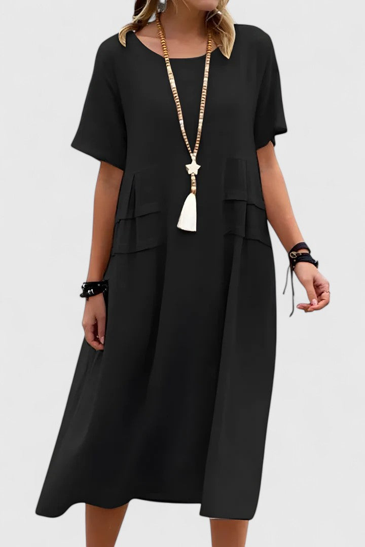 Luna | Women's Elegant Midi Dress – Midi, Elegant