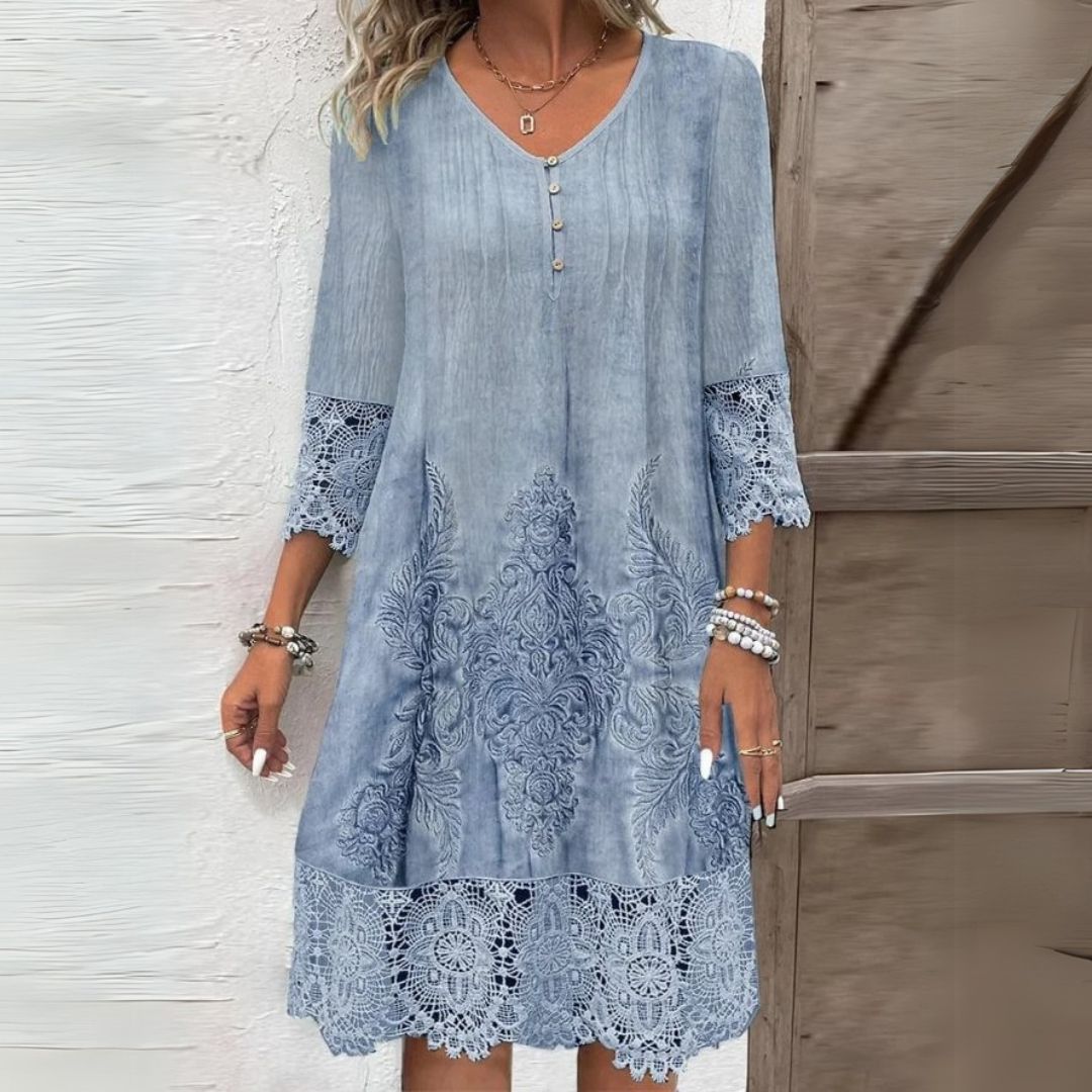 Georgia | Women's Floral Midi Dress – Midi, Floral Print