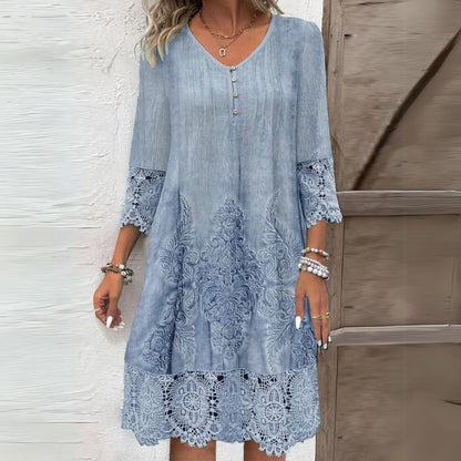 Georgia | Women's Floral Midi Dress – Midi, Floral Print