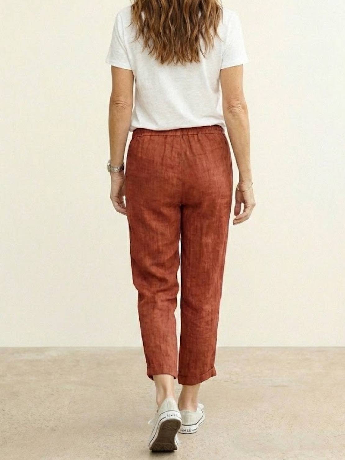 Gerlin | Women's Casual Drawstring Straight-Leg Casual Pants