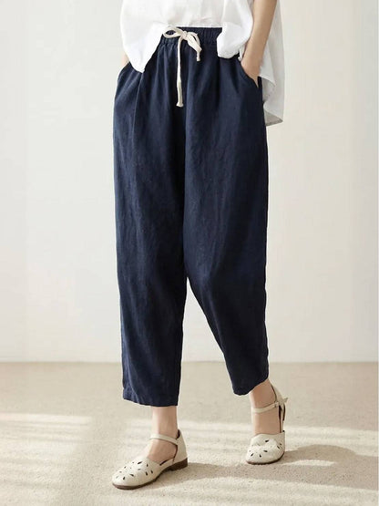 Gerlin | Women's Casual Drawstring Straight-Leg Casual Pants