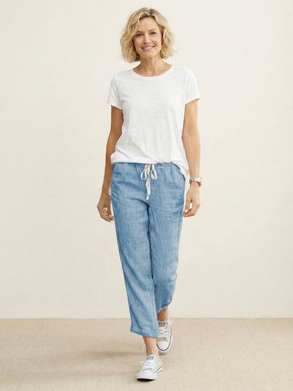 Gerlin | Women's Casual Drawstring Straight-Leg Casual Pants