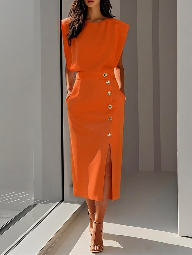 Beverly | Women's Effortless Charm Midi Dress
