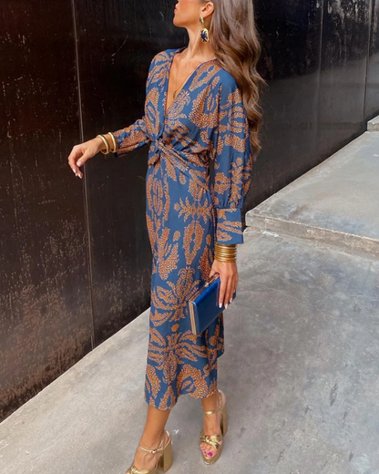 Celina | Women's Women’s Long Sleeve Maxi Dress – Maxi, Long Sleeve