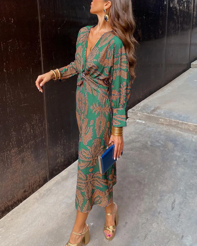 Celina | Women's Women’s Long Sleeve Maxi Dress – Maxi, Long Sleeve