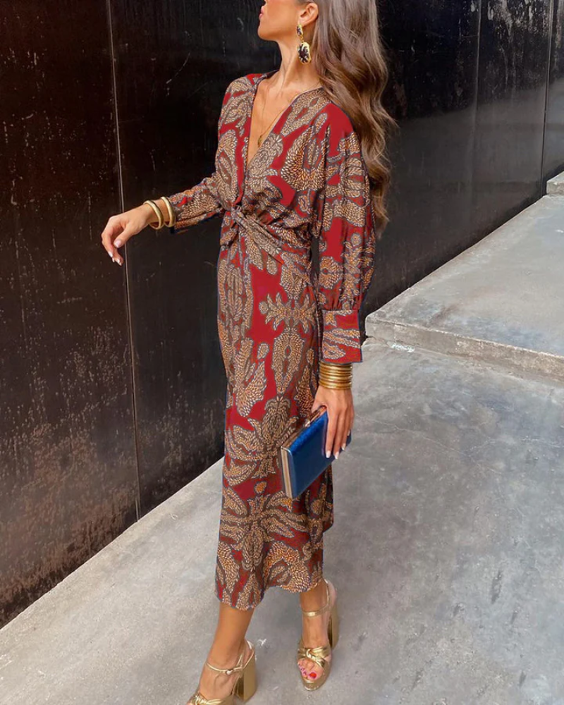 Celina | Women's Women’s Long Sleeve Maxi Dress – Maxi, Long Sleeve