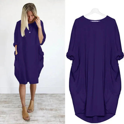 Kisses | Women's Elegant Pocket Dress – Elegant