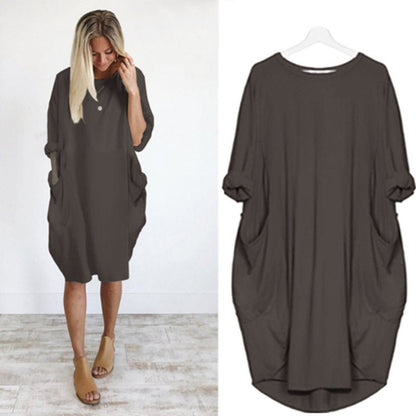 Kisses | Women's Elegant Pocket Dress – Elegant