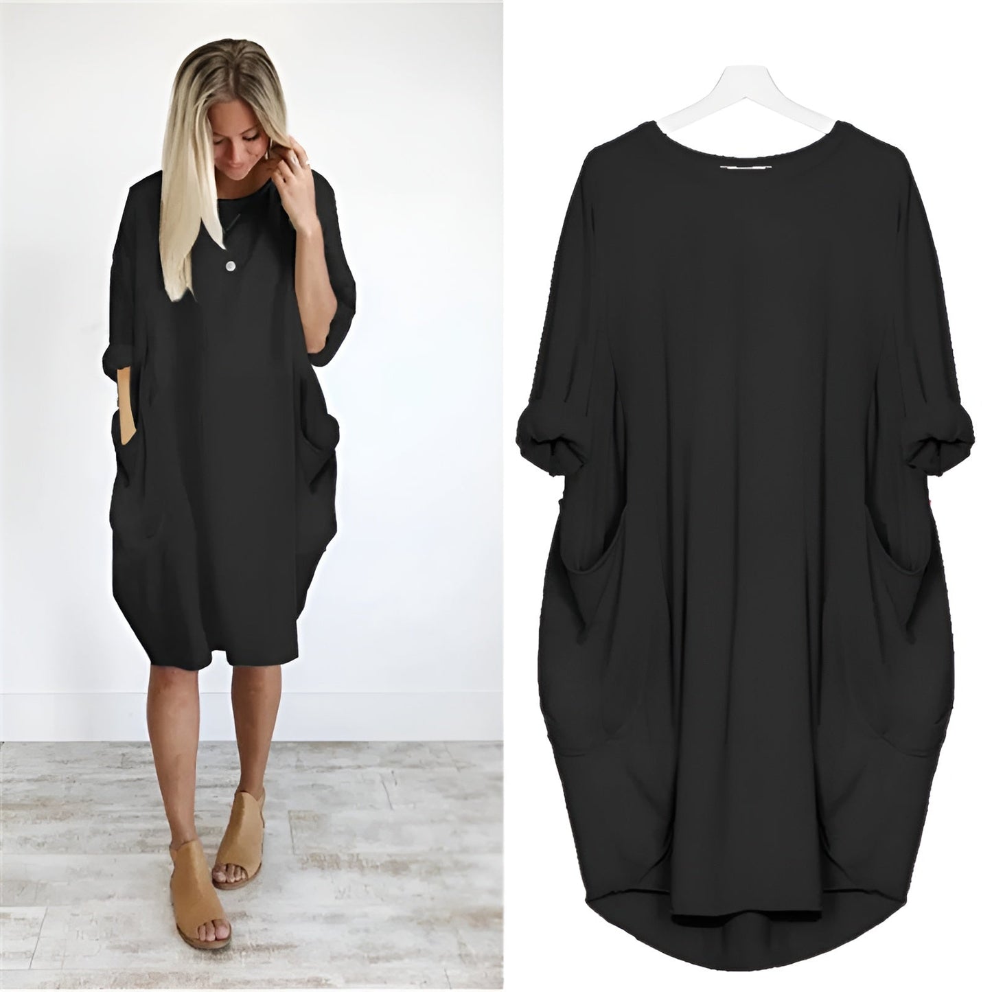 Kisses | Women's Elegant Pocket Dress – Elegant