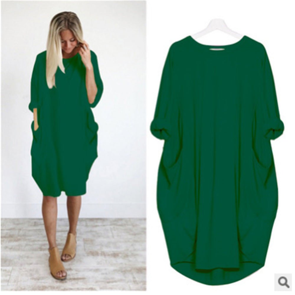 Kisses | Women's Elegant Pocket Dress – Elegant