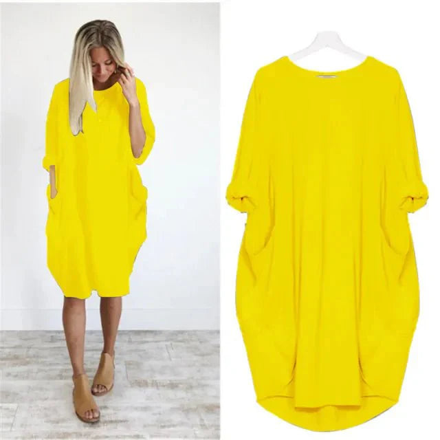 Kisses | Women's Elegant Pocket Dress – Elegant
