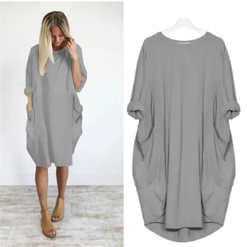 Kisses | Women's Elegant Pocket Dress – Elegant