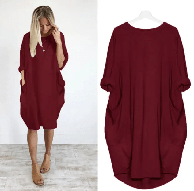Kisses | Women's Elegant Pocket Dress – Elegant