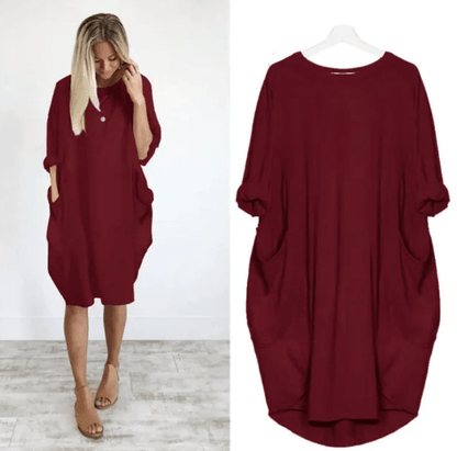 Kisses | Women's Elegant Pocket Dress – Elegant