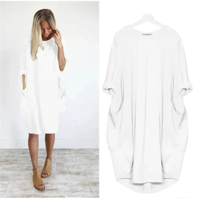Kisses | Women's Elegant Pocket Dress – Elegant