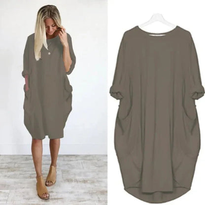 Kisses | Women's Elegant Pocket Dress – Elegant