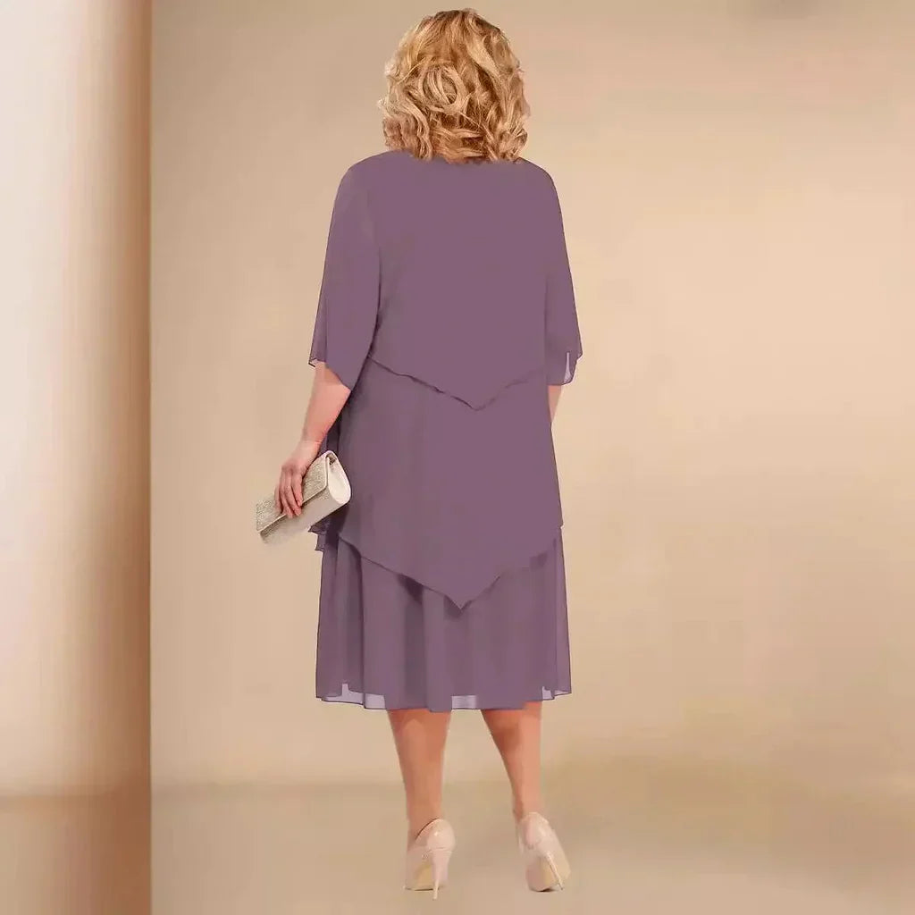 Rosalie | Women's Elegant Chiffon Dress – Chiffon, Elegant