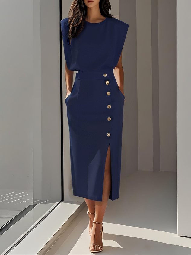 Beverly | Women's Effortless Charm Midi Dress