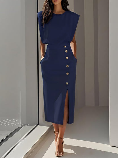 Beverly | Women's Effortless Charm Midi Dress