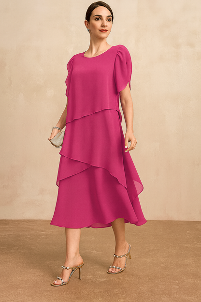 Connie | Women's Classic Chiffon Dress – Chiffon