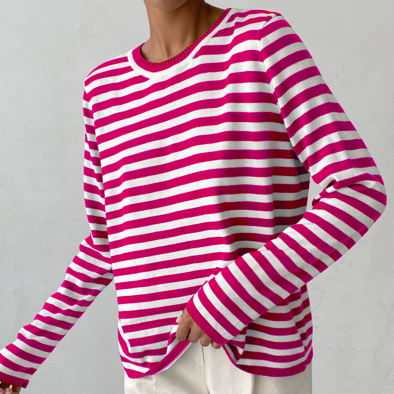 Sophie | Women's Elegant Striped Summer T-Shirt – Striped, Elegant