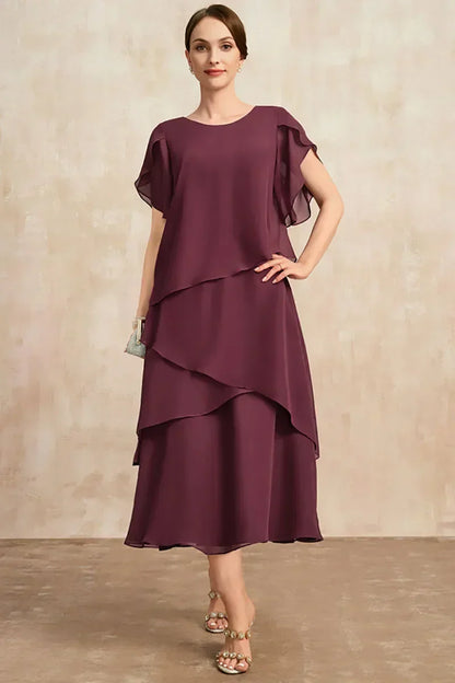 Connie | Women's Classic Chiffon Dress – Chiffon