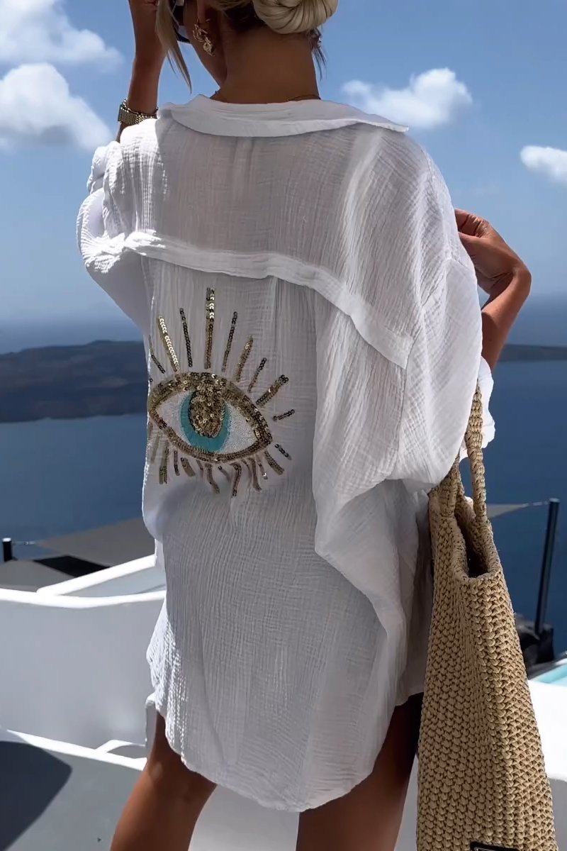Kristi | Women's Oversized Elegant Chic Blouse – Elegant, Casual