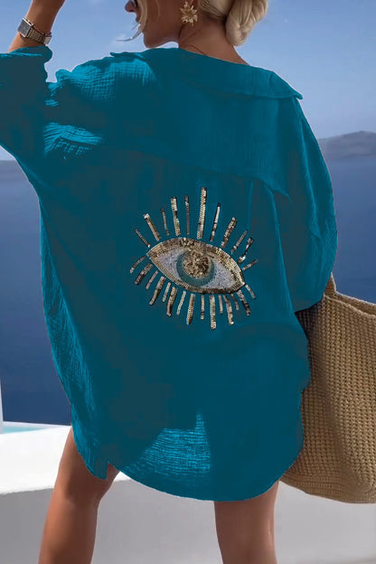 Kristi | Women's Oversized Elegant Chic Blouse – Elegant, Casual