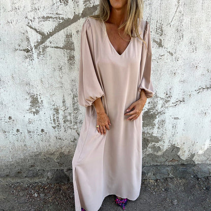 Michele | Women's Flowing Maxi Dress with Pockets – Maxi