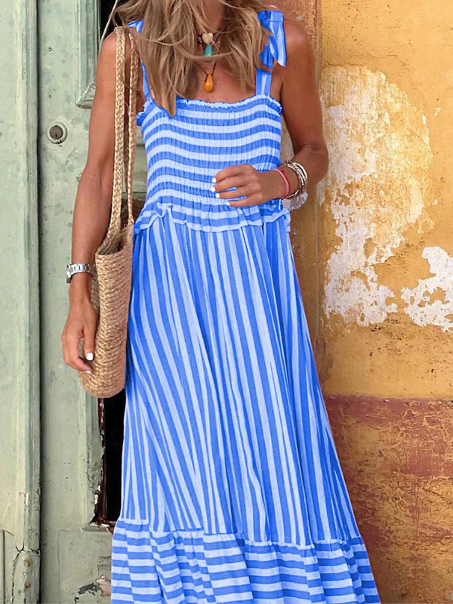 Aurora | Women's Elegant Striped Summer Dress