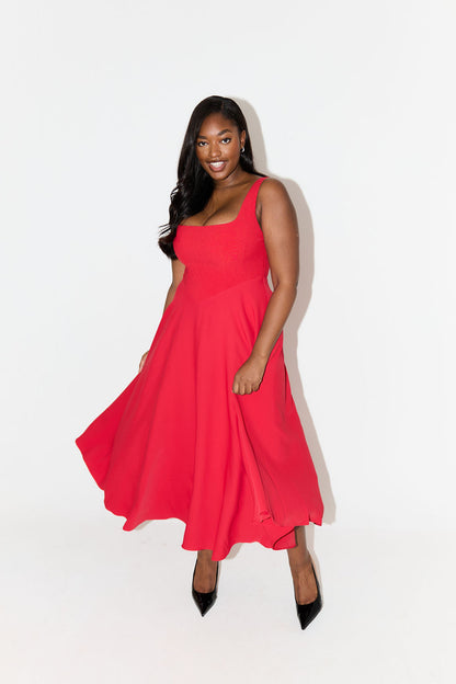 Joann | Women's Timeless Flowy Midi Dress – Midi, Flowy