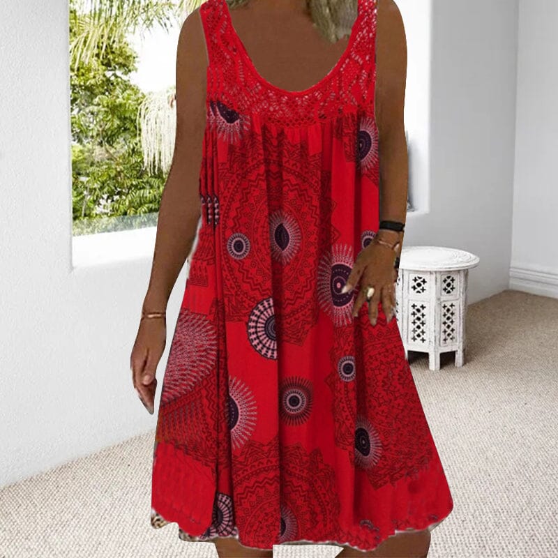 Janelle | Women's Sleeveless Summer Dress – Sleeveless, Summer